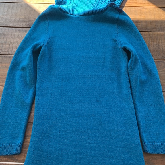Tommy Hilfiger Blue Sweater Dress, Large - Picture 12 of 13